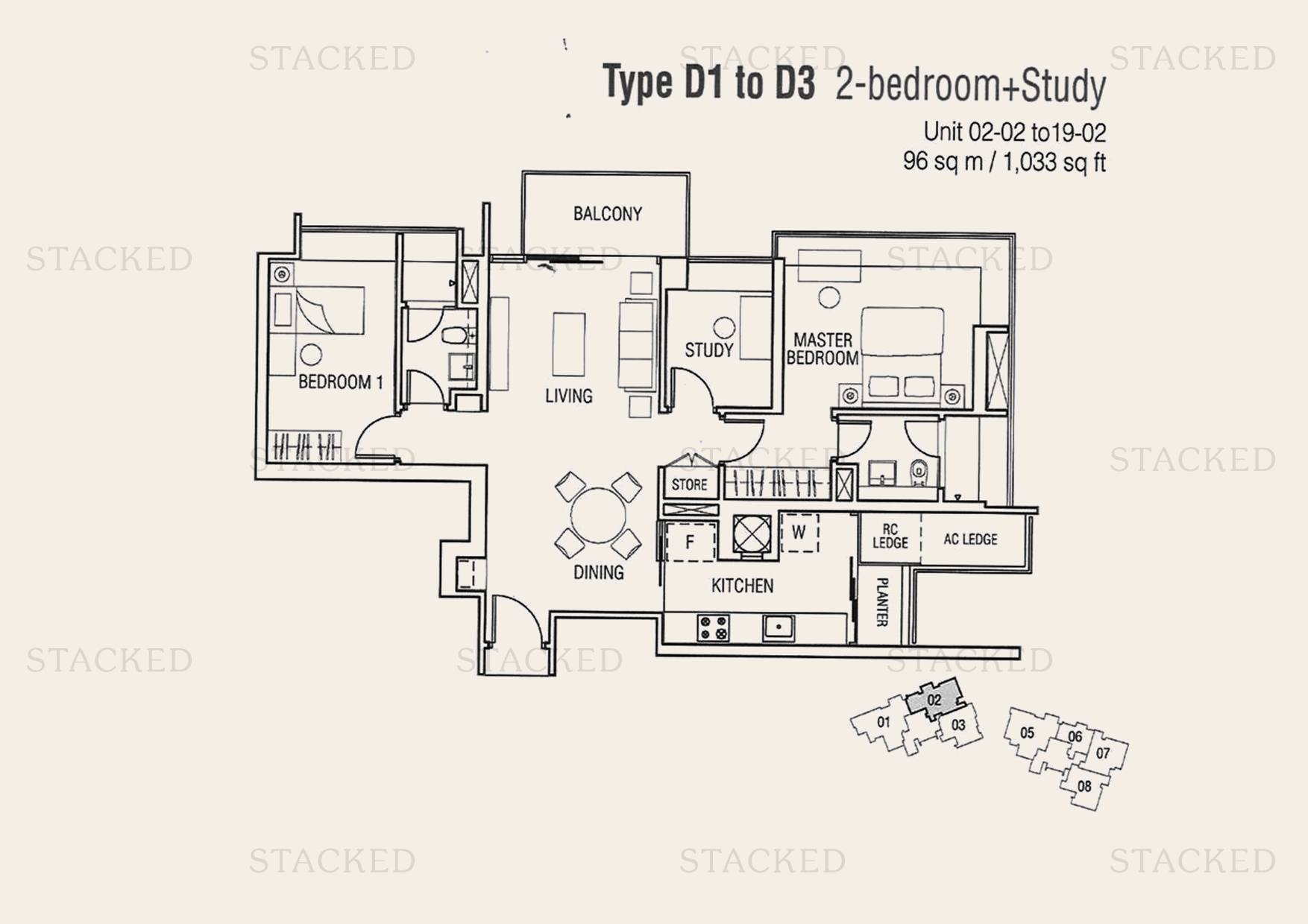 Stacked homes Domain 21 Singapore Condo Floor Plans, Images And